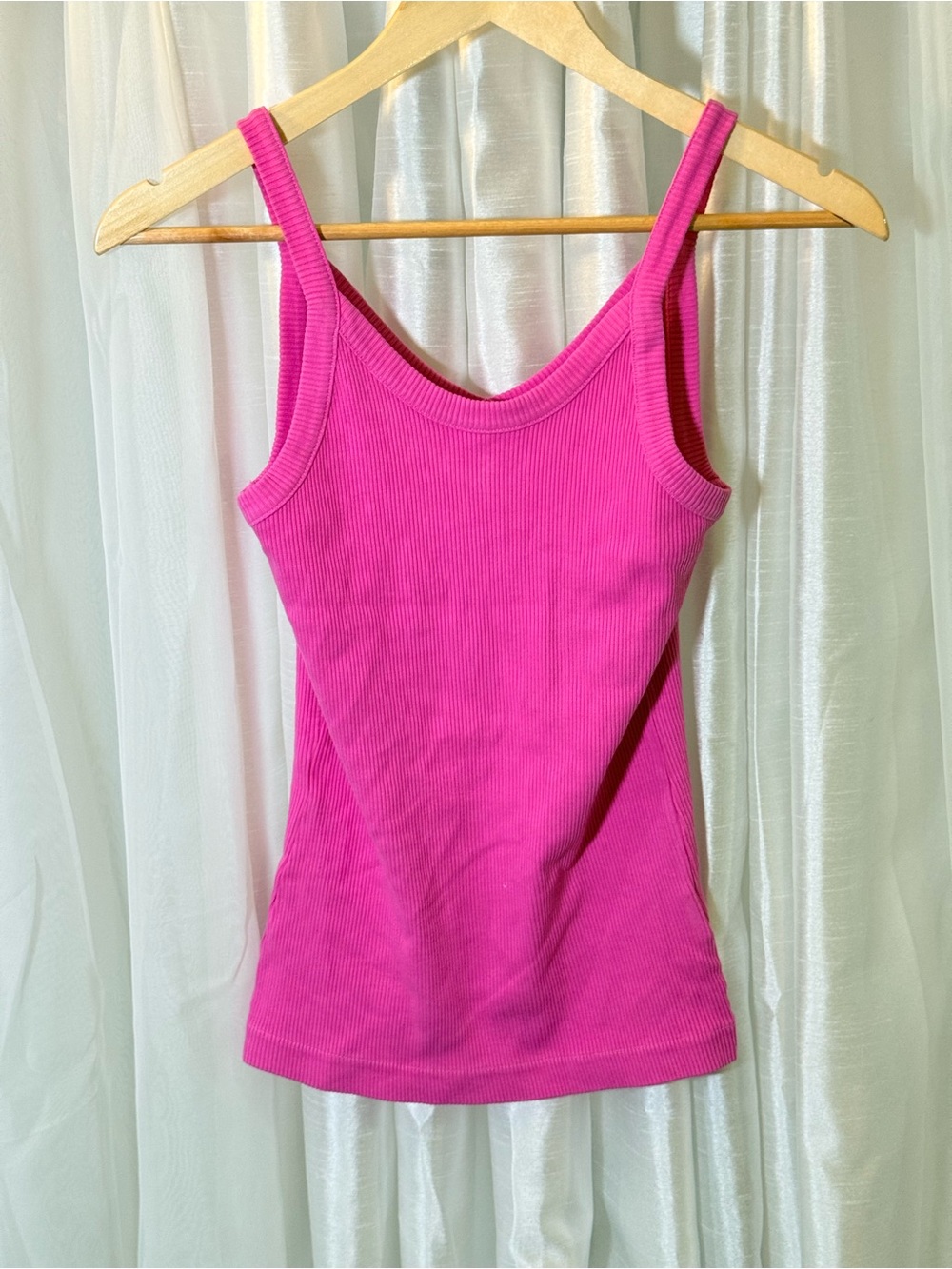 Citizens Of Humanity Hot Pink Ribbed Tank